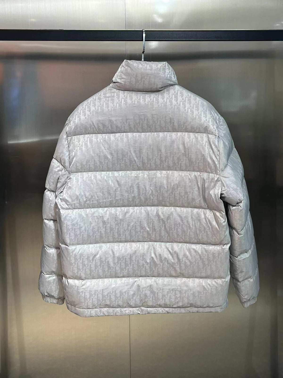 Dior Monogram Stand-Collar Puffer Jacket