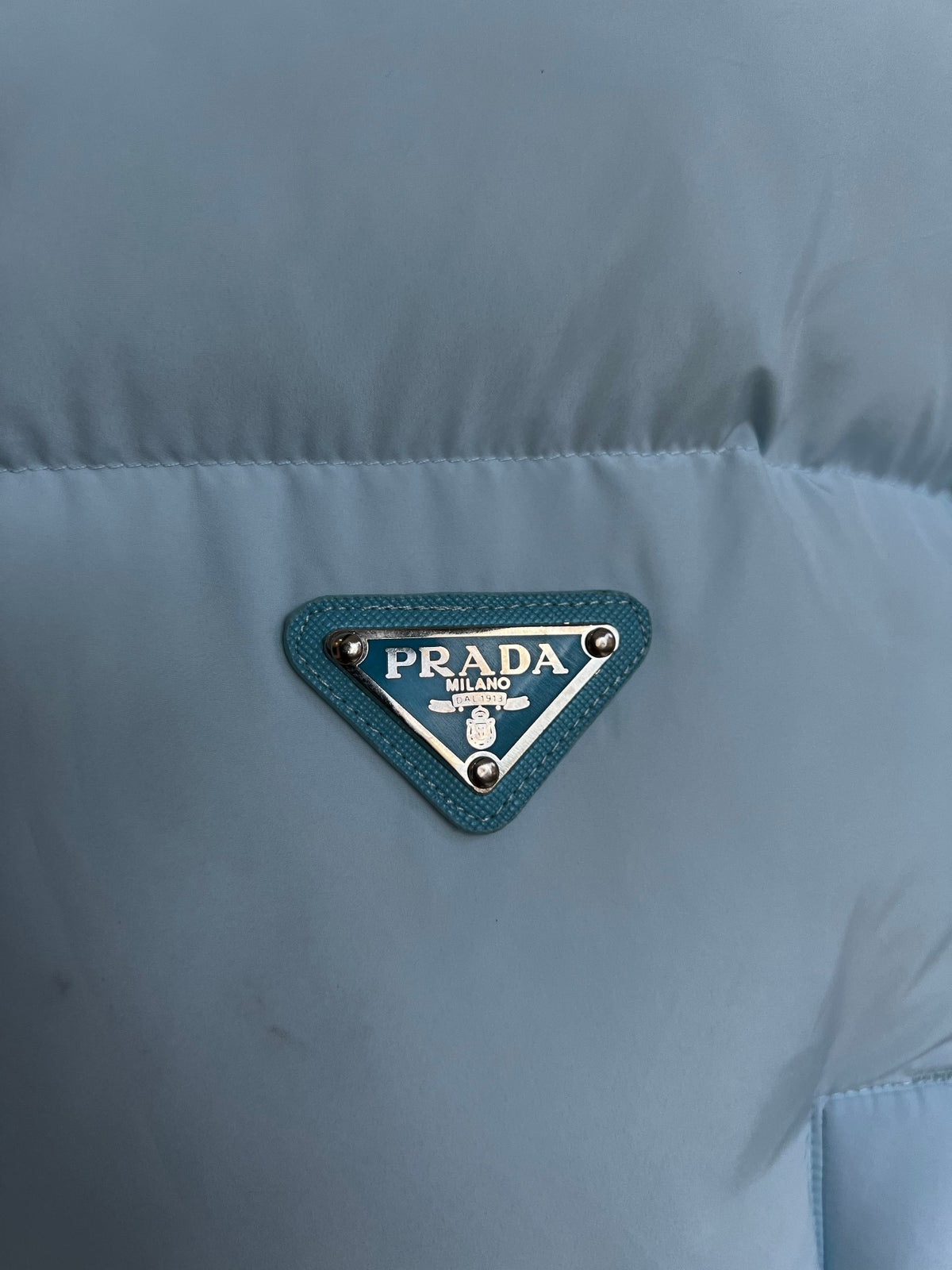 Prada Women's Cropped Stand-Collar Puffer Jacket