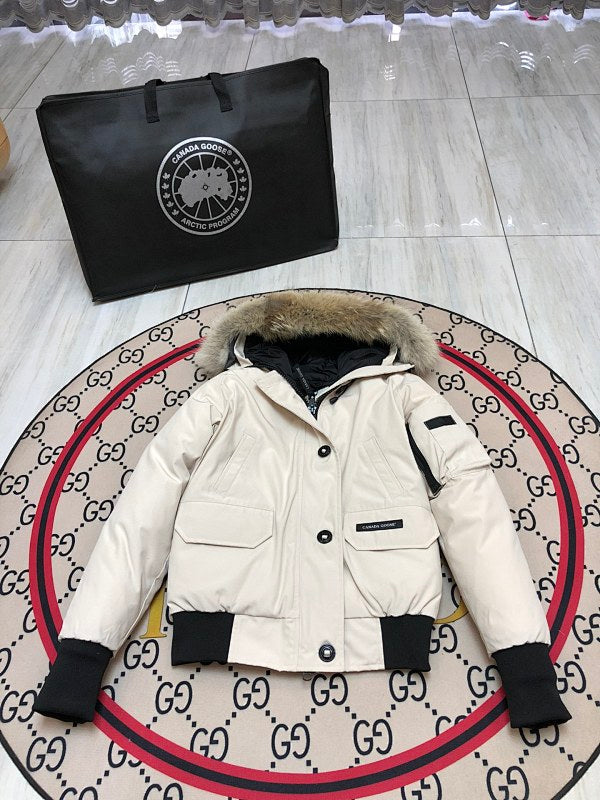 Canada Goose Women’s Hooded Bomber Jacket – Style 02