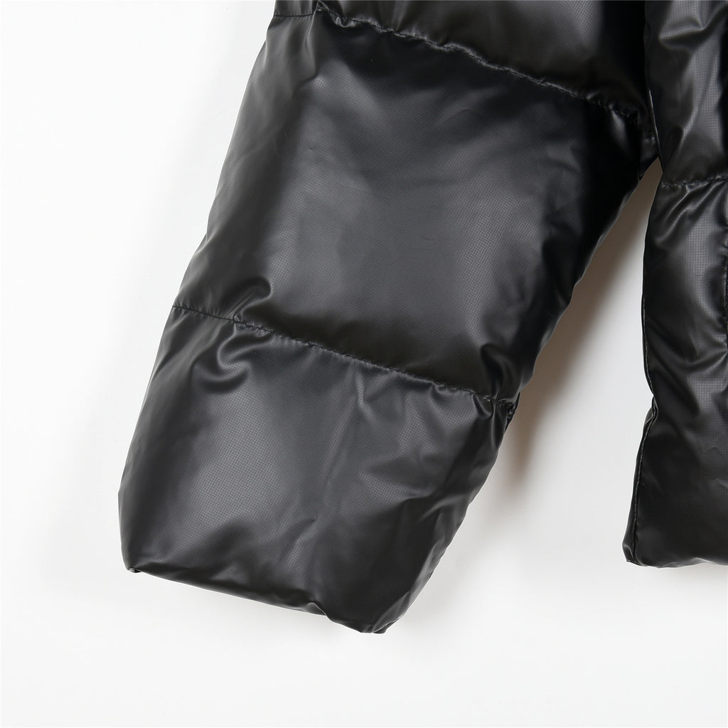 Prada Men’s Black Stand-Collar Puffer Jacket