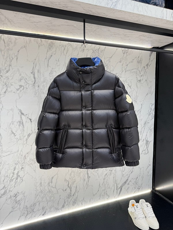 Moncler F055 Unisex Stand-Collar Down Jacket – Black