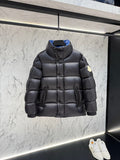 Moncler F055 Unisex Stand-Collar Down Jacket – Black