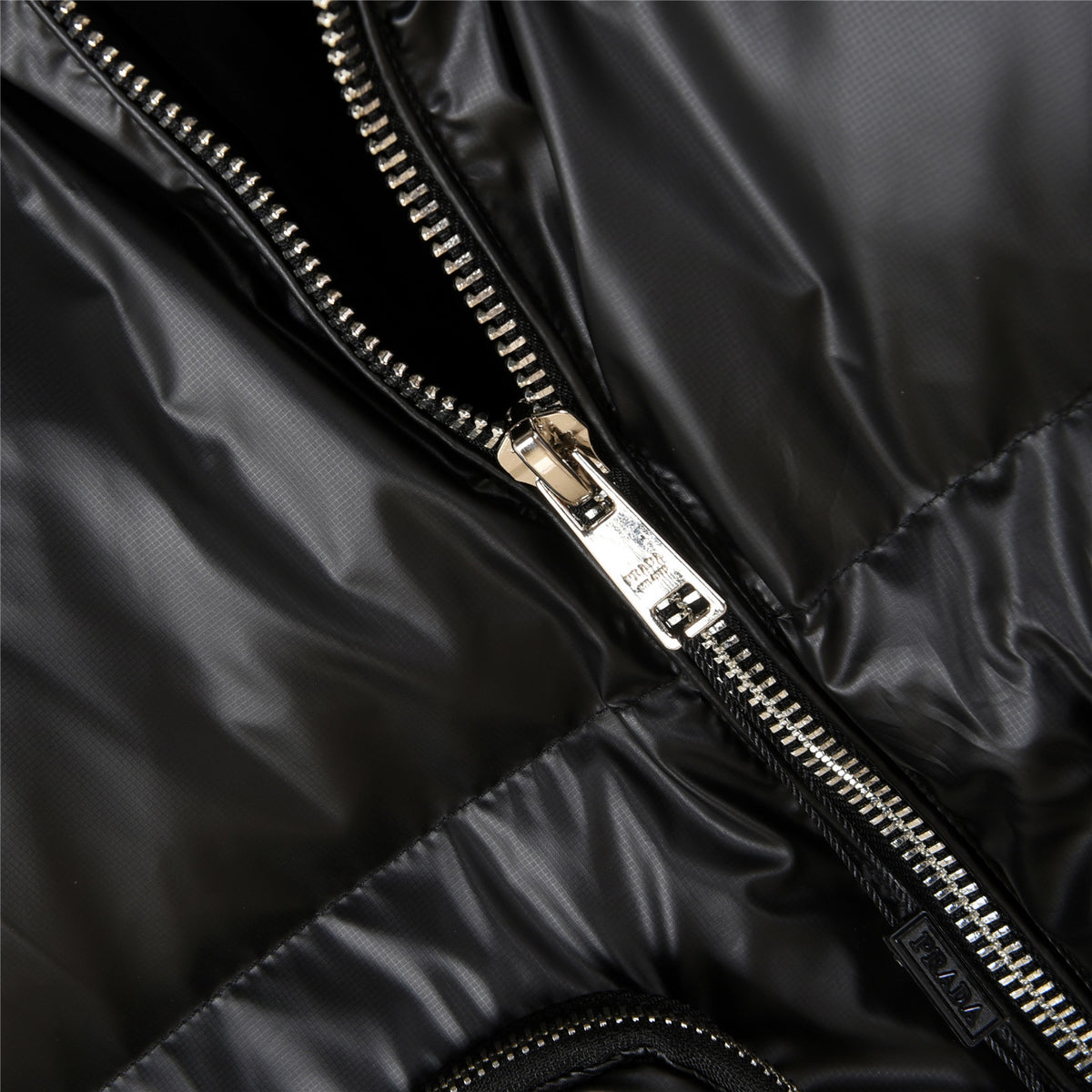 Prada Men’s Black Stand-Collar Puffer Jacket