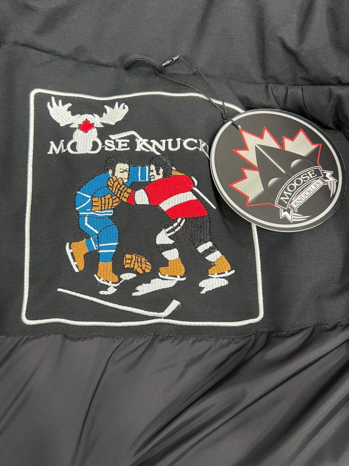 Moose Knuckles Men's Long Hooded Parka – Black