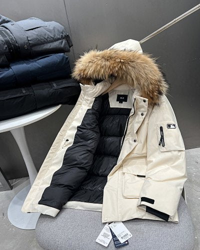 MLB Unisex Fur-Trim Hooded Parka