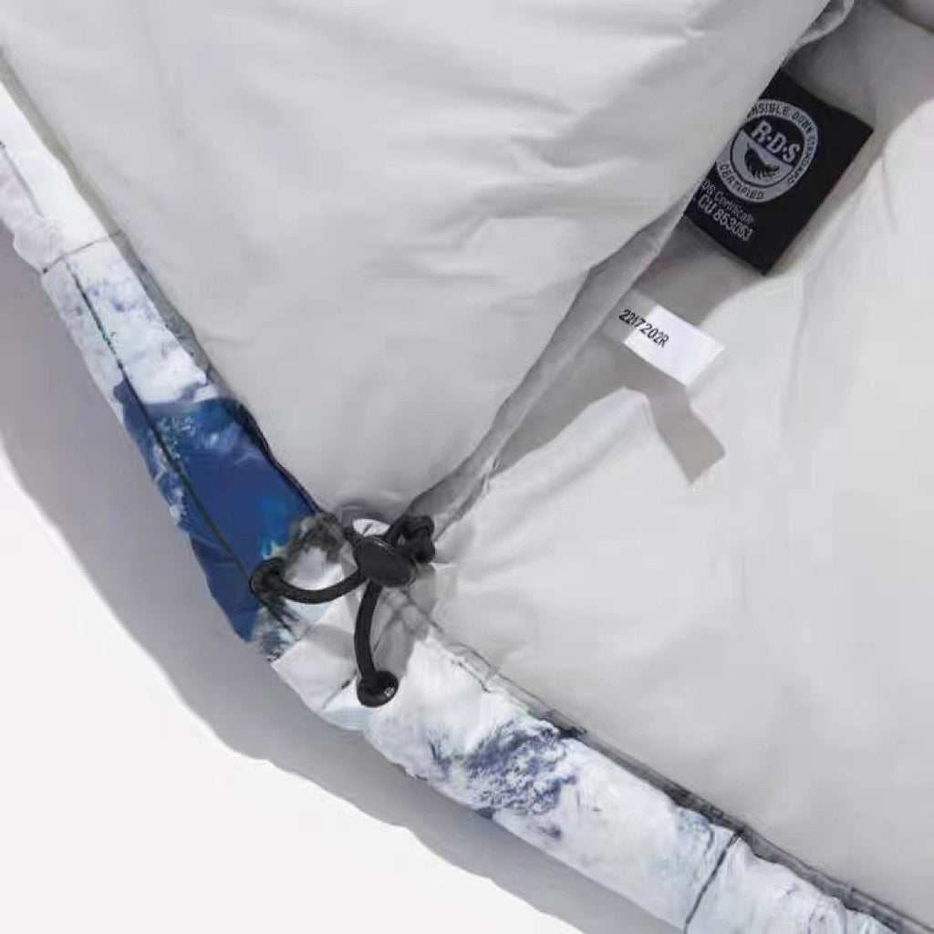 The North Face Earth-Print Quilted Puffer Jacket