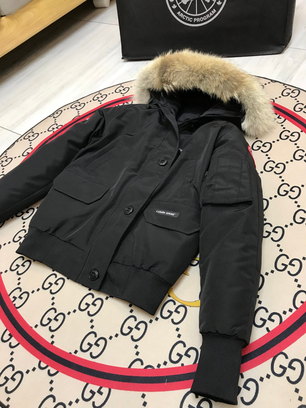 Canada Goose Women’s Hooded Bomber Jacket – Style 02