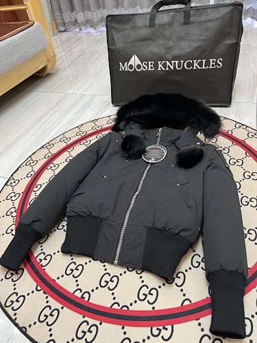 Women's Hooded Parka with Fluffy Trim & Pom-Pom Details