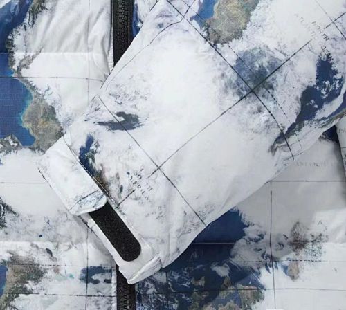 The North Face Earth-Print Quilted Puffer Jacket