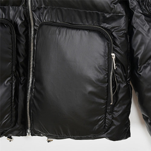 Prada Men’s Black Stand-Collar Puffer Jacket