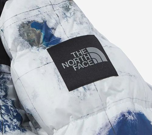 The North Face Earth-Print Quilted Puffer Jacket