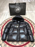 Canada Goose Crofton 2252 Hooded Down Puffer Jacket – Black/Silver