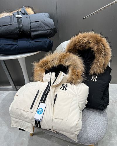 MLB Unisex Fur-Trim Hooded Parka
