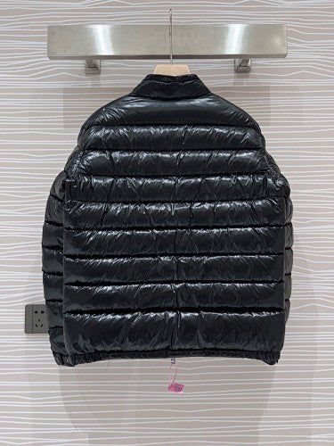 Moncler Acorus Lightweight Stand-Collar Down Jacket – Black