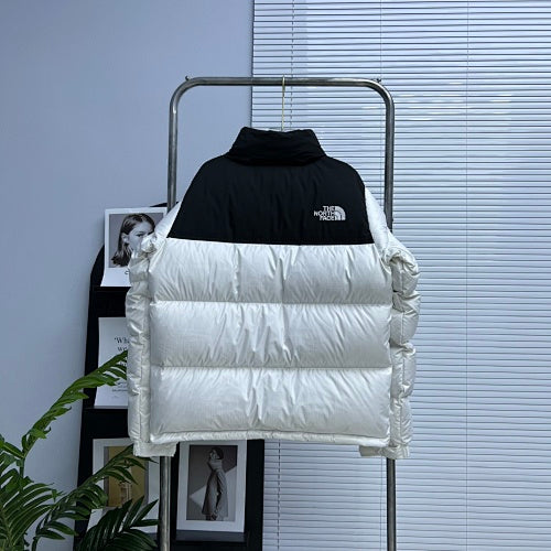 The North Face Colorblock Puffer Jacket – Black & White