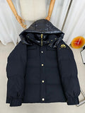 Moose Knuckles Hooded Parka with Gold-Tone Hardware – Black