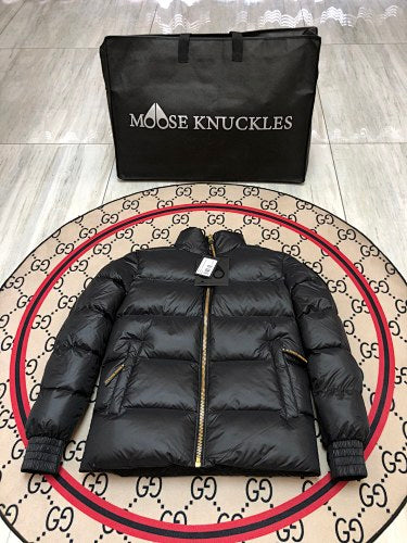 Moose Knuckles Unisex Stand-Collar Puffer Jacket