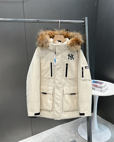 MLB Unisex Fur-Trim Hooded Parka