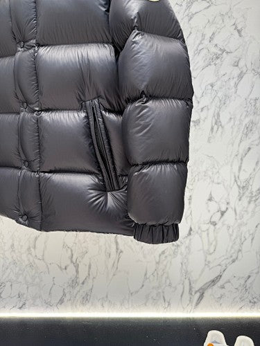 Moncler F055 Unisex Stand-Collar Down Jacket – Black