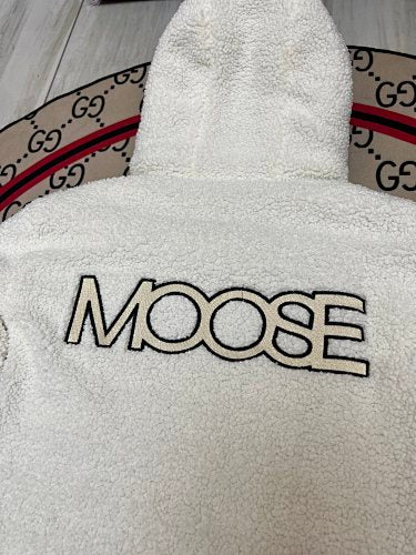 Moose Knuckles Hooded Sherpa-Style Zip Jacket – Black