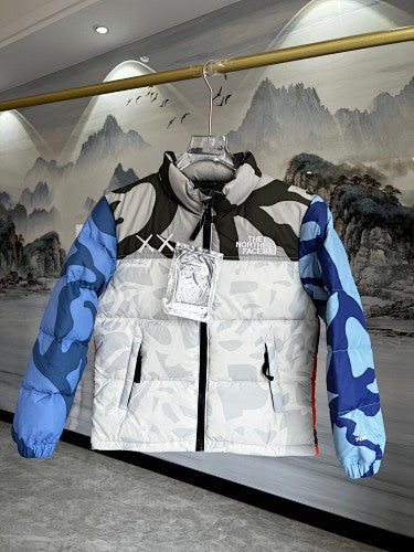 The North Face x KAWS Kids' Abstract-Print Down Puffer Jacket