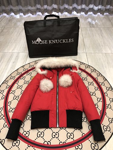 Women's Hooded Parka with Fluffy Trim & Pom-Pom Details
