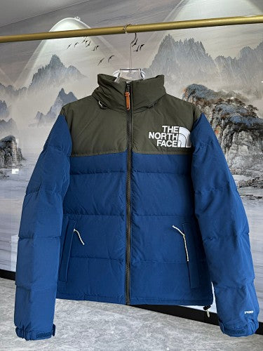 The North Face Colorblock Puffer Jacket – Brown & Cream