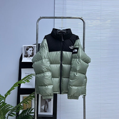 The North Face Colorblock Puffer Jacket – Black & White