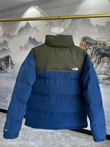 The North Face Colorblock Puffer Jacket – Brown & Cream