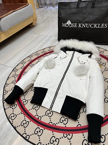 Women's Hooded Parka with Fluffy Trim & Pom-Pom Details