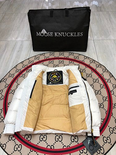 Moose Knuckles Unisex Stand-Collar Puffer Jacket