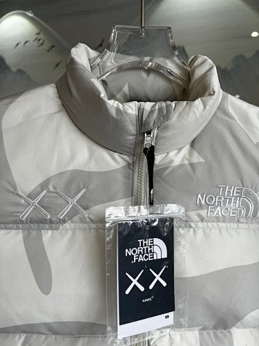 The North Face x KAWS Kids' Abstract-Print Down Puffer Jacket
