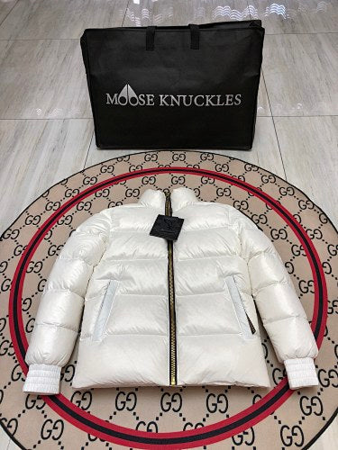 Moose Knuckles Unisex Stand-Collar Puffer Jacket