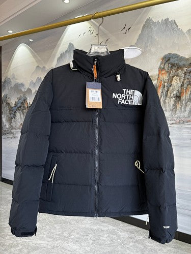 The North Face Colorblock Puffer Jacket – Brown & Cream