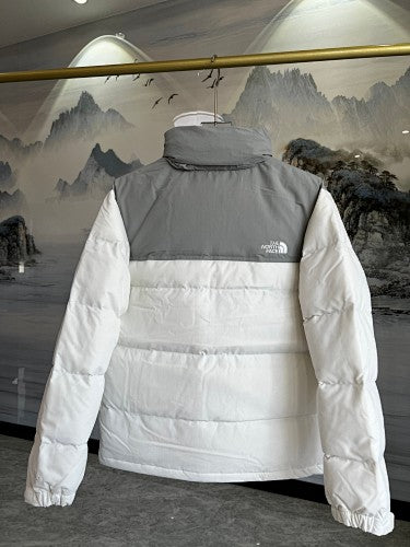 The North Face Colorblock Puffer Jacket – Brown & Cream