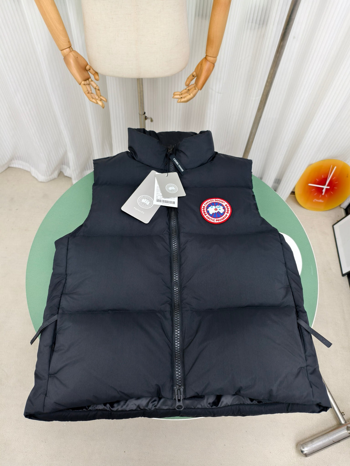Canada Goose Freestyle Crew Down Vest with Red Logo Patch