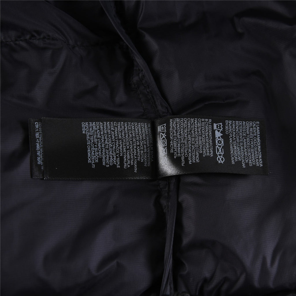 The North Face Cropped Glossy Puffer Jacket
