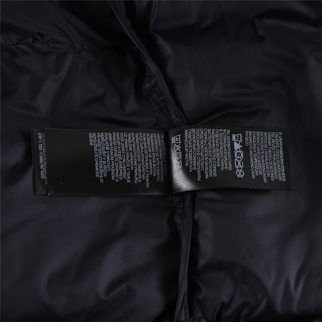 The North Face Cropped Glossy Puffer Jacket