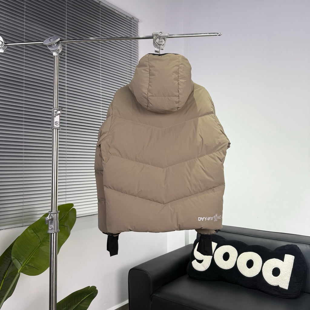 Moncler Grenoble Arcesaz Hooded Puffer Jacket - Beige