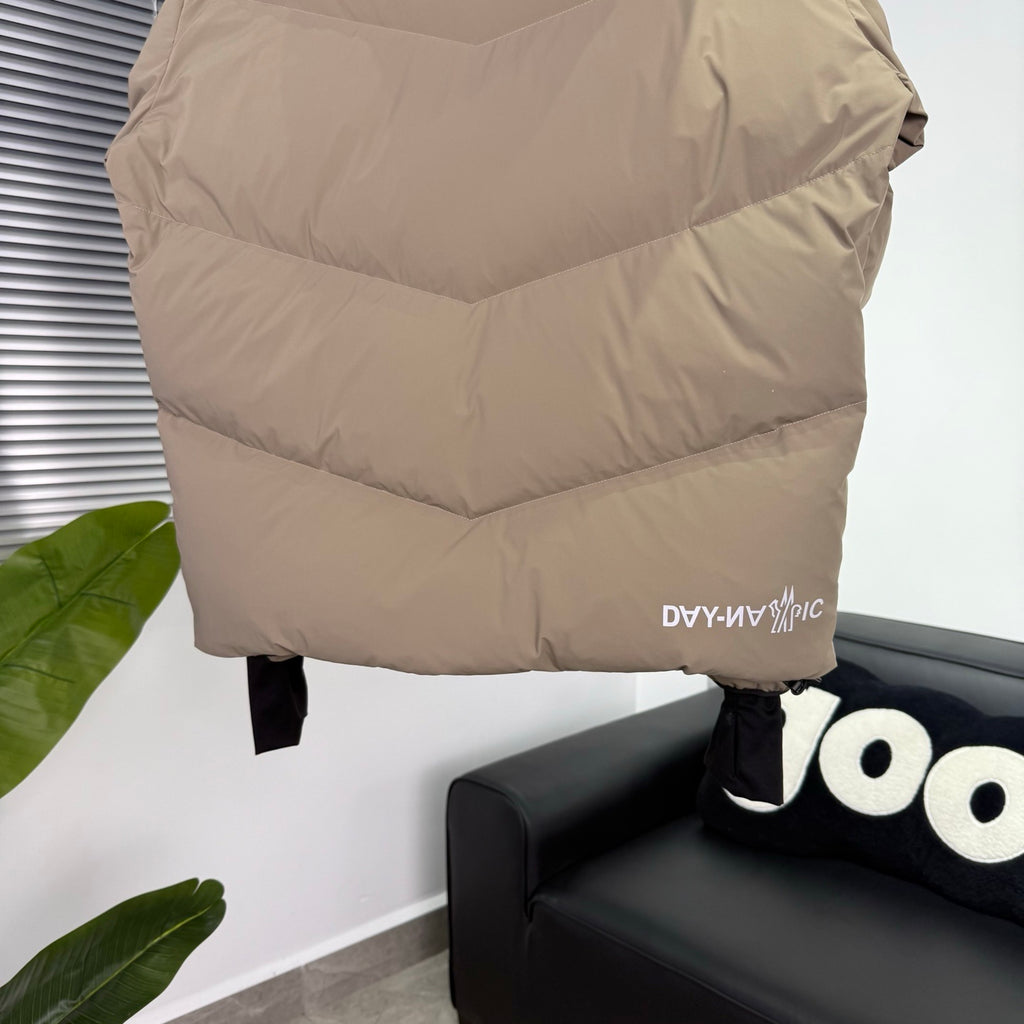 Moncler Grenoble Arcesaz Hooded Puffer Jacket - Beige