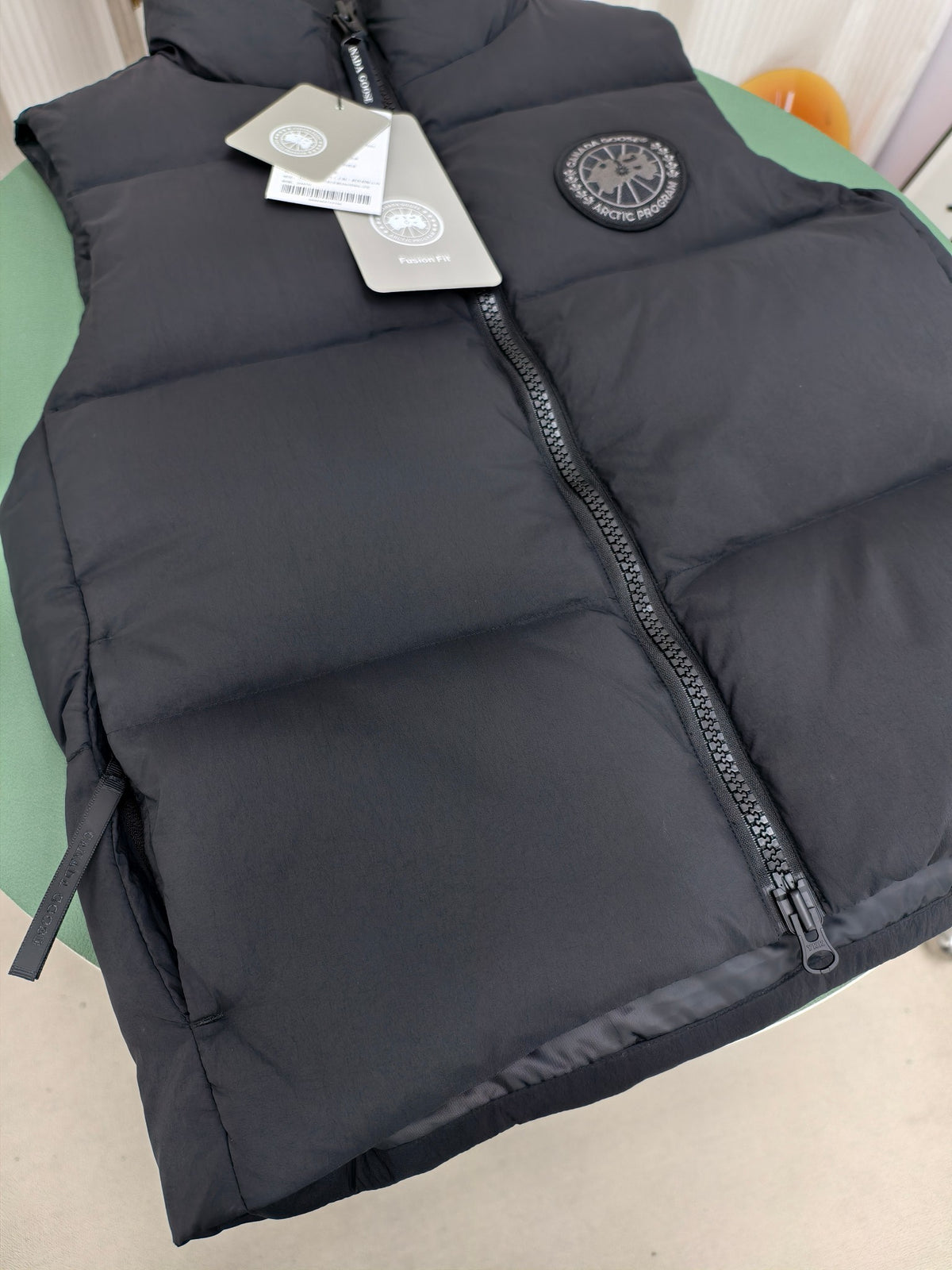 Canada Goose Freestyle Crew Down Vest with Red Logo Patch