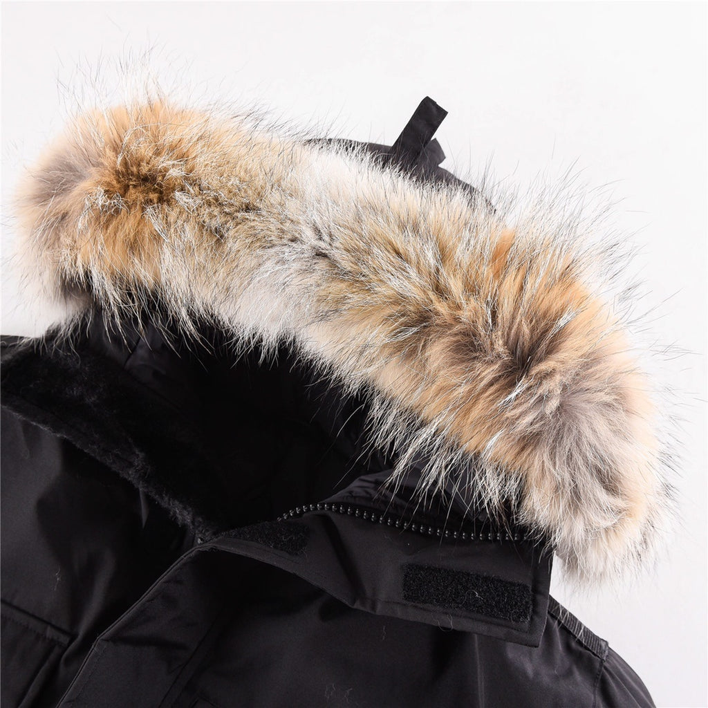 Canada Goose Expedition-Style Hooded Parka - Black