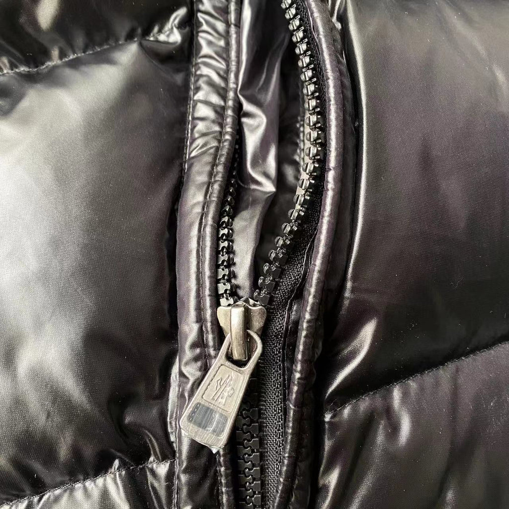 Moncler Maya Hooded Puffer Jacket – Black