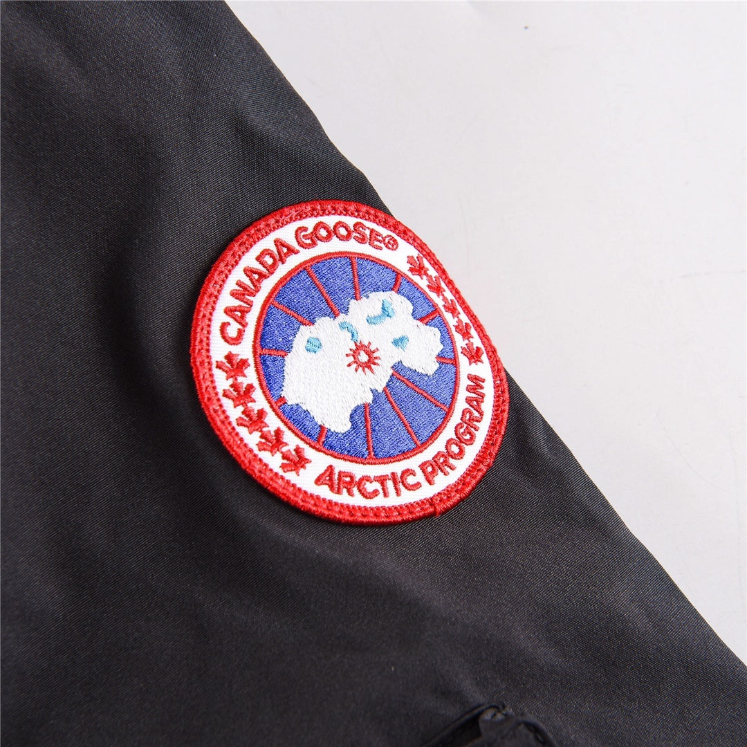 Canada Goose Expedition-Style Hooded Parka - Black
