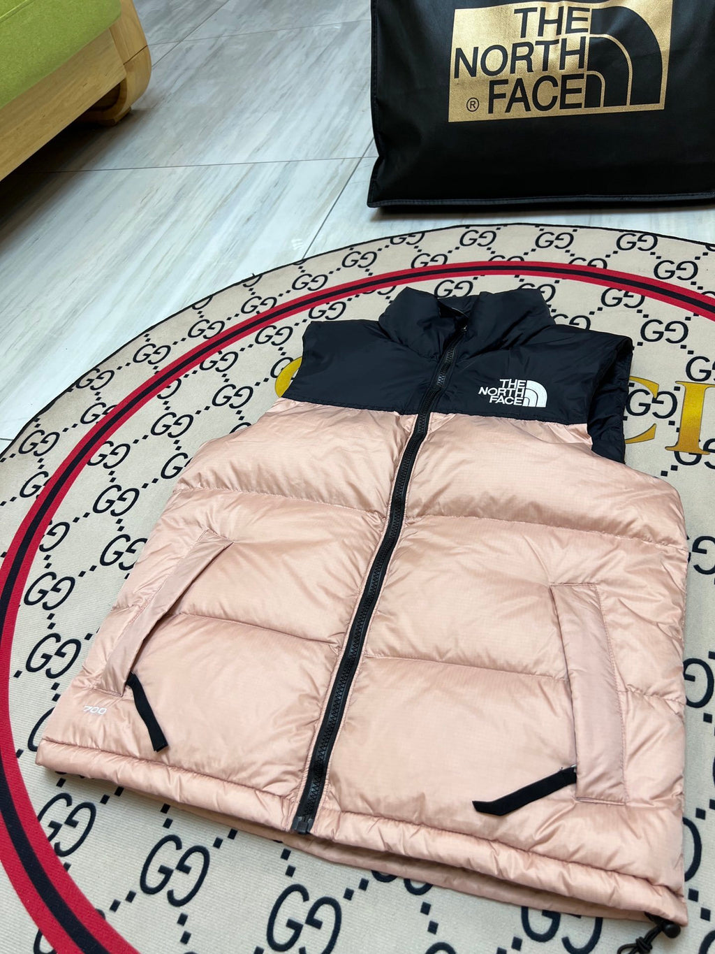 The North Face Unisex Colorblock Puffer Vest