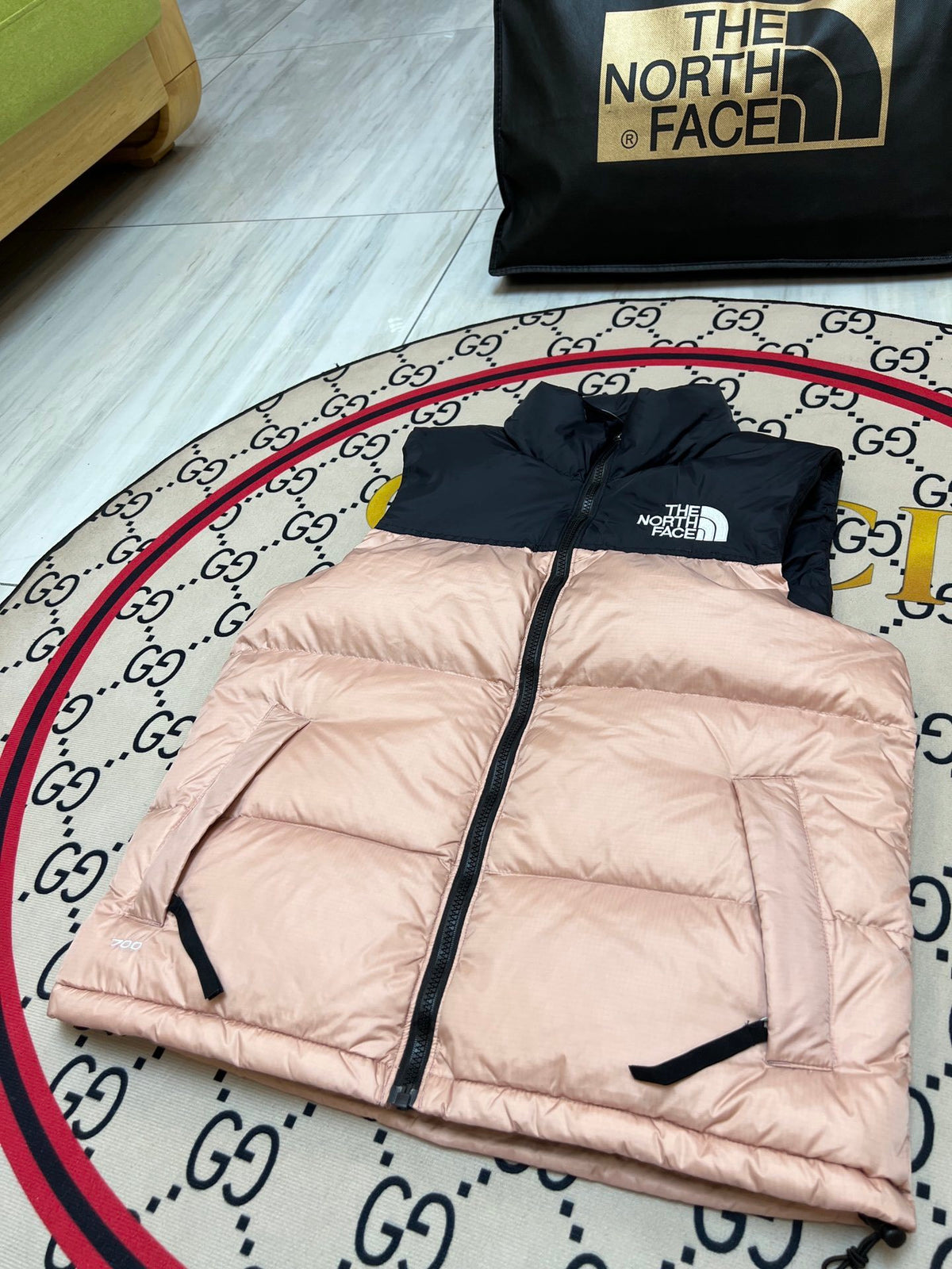 The North Face Unisex Colorblock Puffer Vest