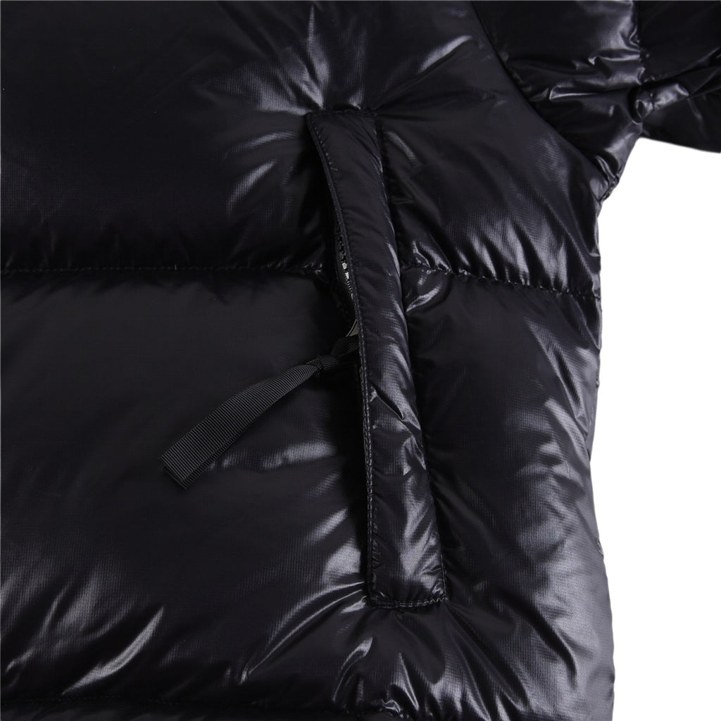 The North Face Cropped Glossy Puffer Jacket