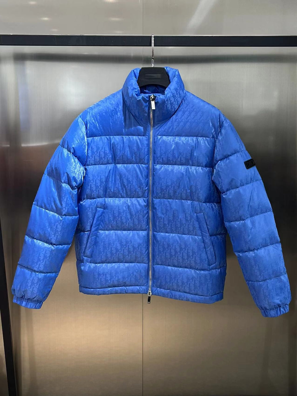 Dior Monogram Stand-Collar Puffer Jacket