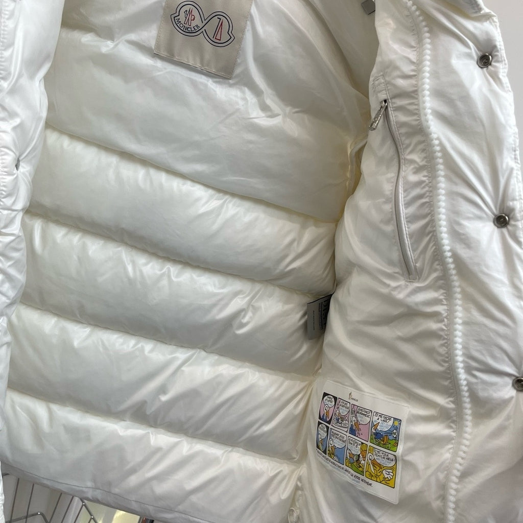 Moncler 70th Anniversary Hooded Puffer Jacket with Dual Logo Patch