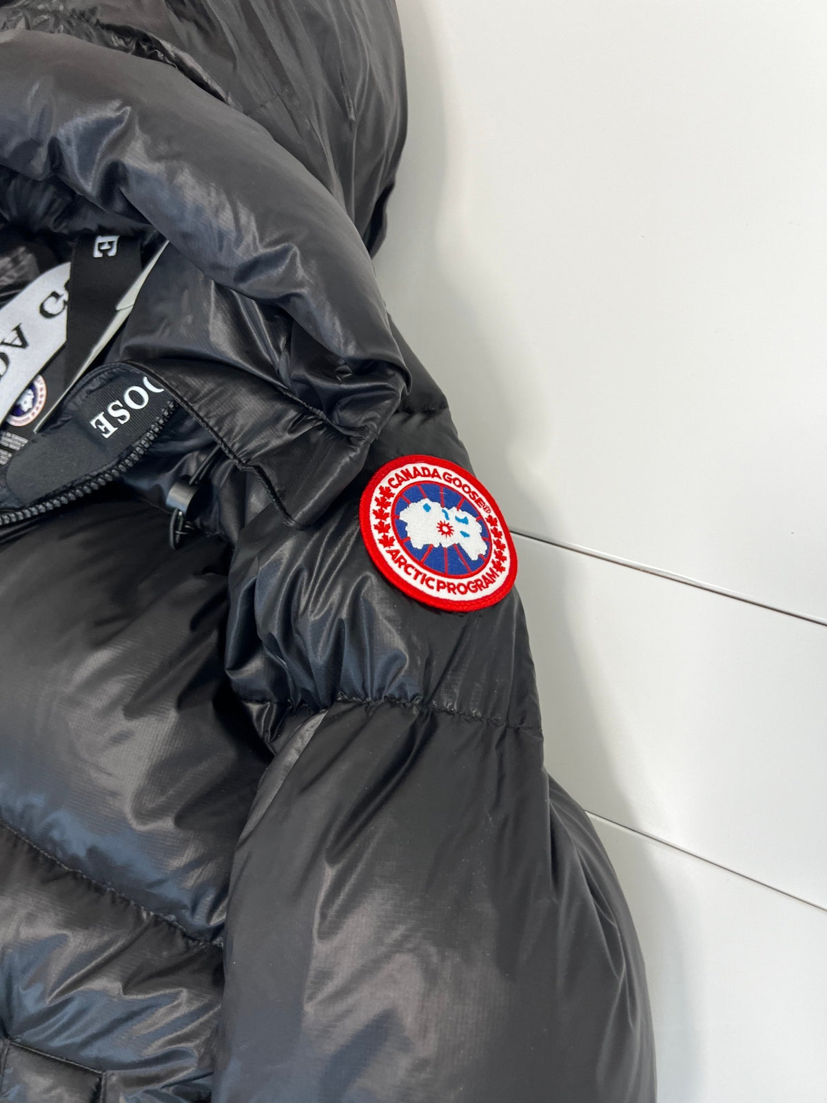 Canada Goose Women's Glossy Hooded Puffer Jacket